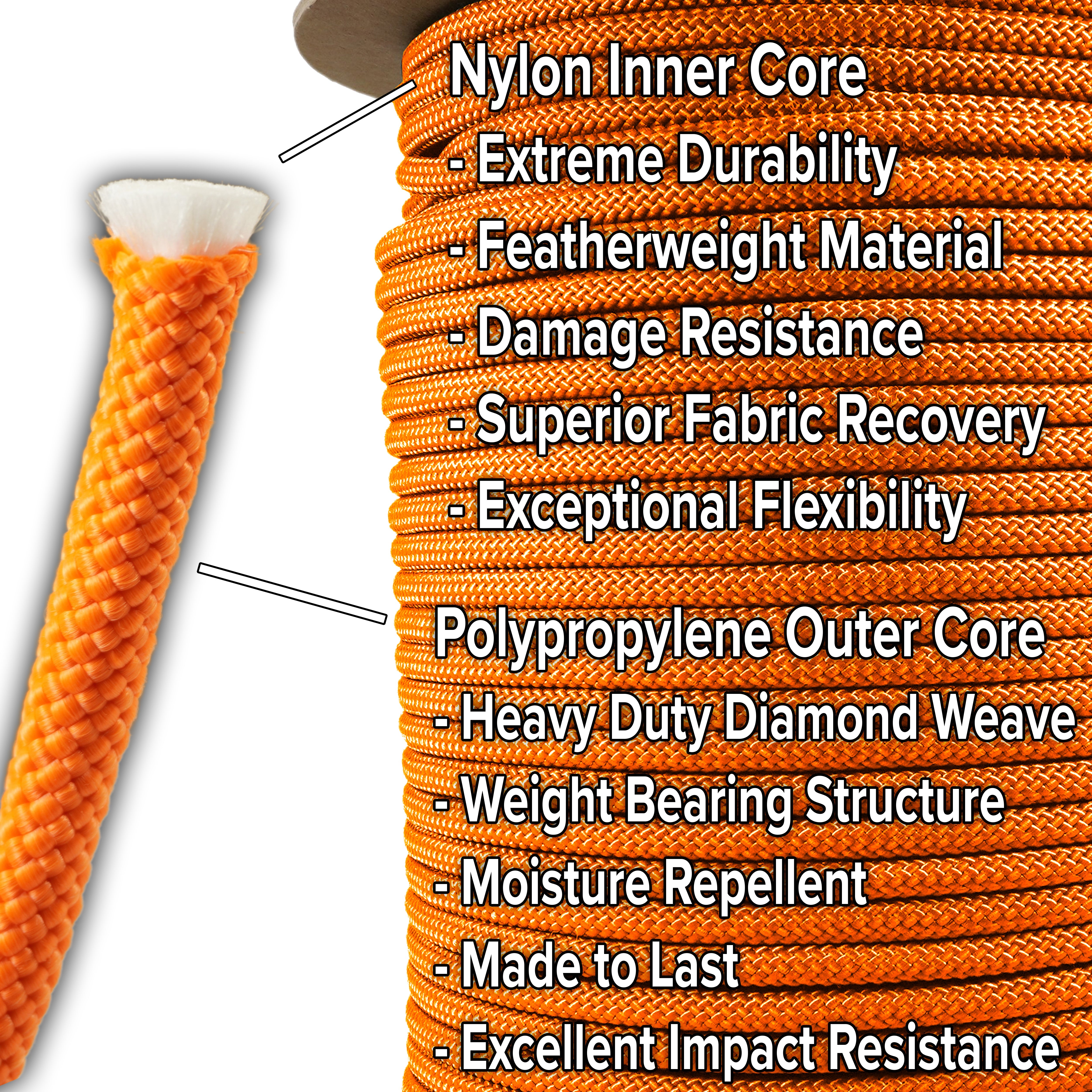 3/8" Polypropylene Rope