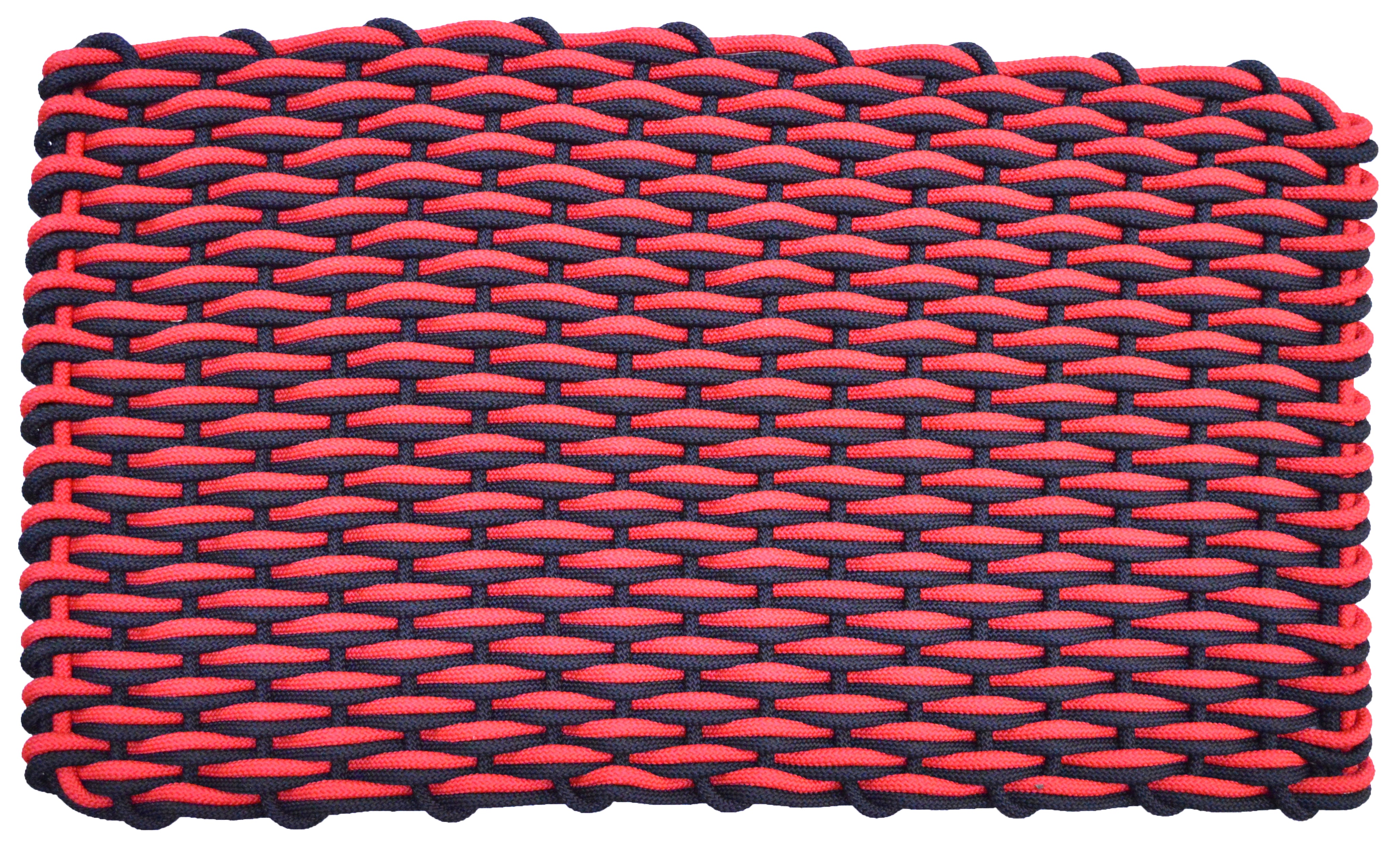 Red and Black Double Weave