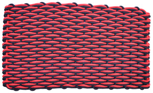 Red and Black Double Weave