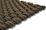 Load image into Gallery viewer, Olive Drab and Brown Double Weave
